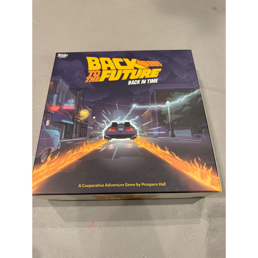 Funko Games Back to the Future Back in Time Board Game Cooperative Strategy 1985